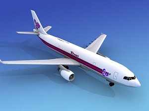 airline airbus a300 3d 3ds
