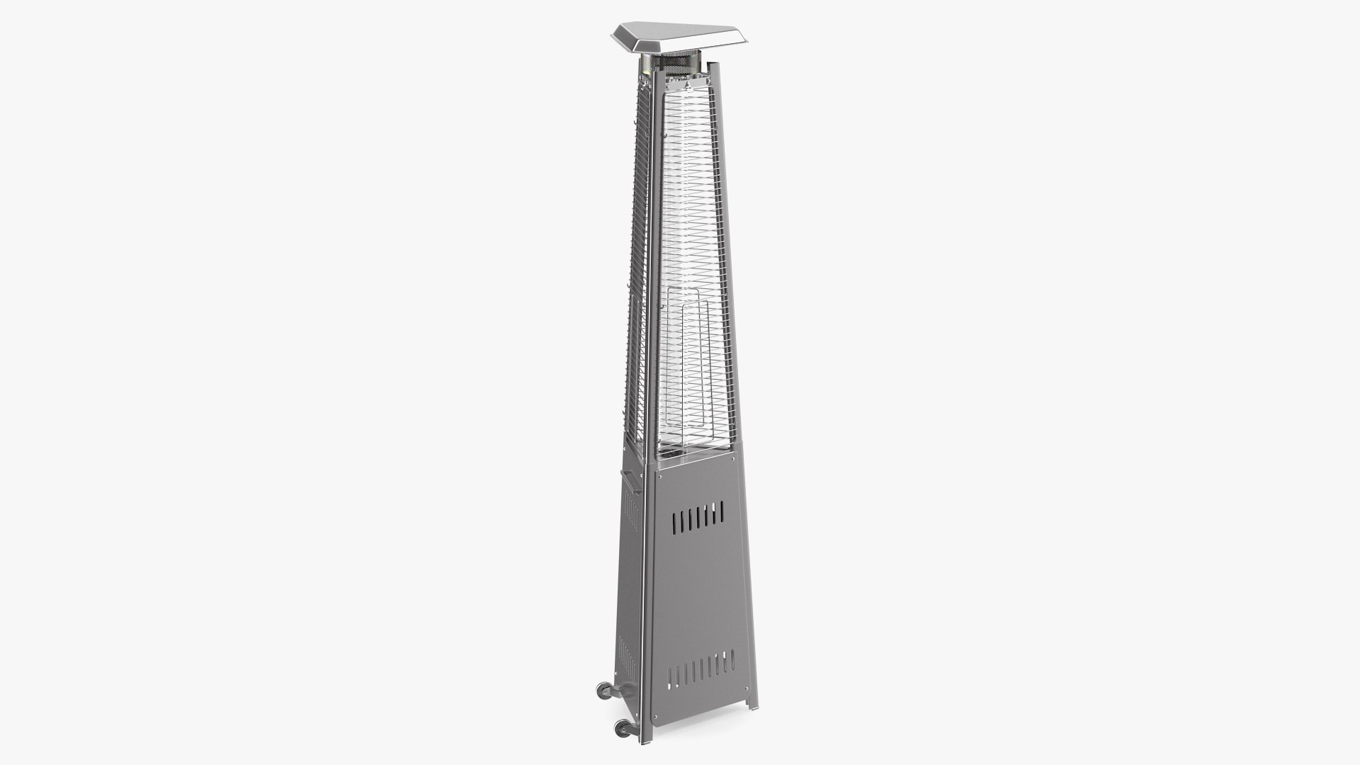 Outdoor Pyramid Patio Heater 3D model preview
