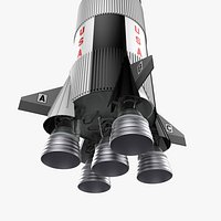 Saturn V Launch Vehicle and Orbiter