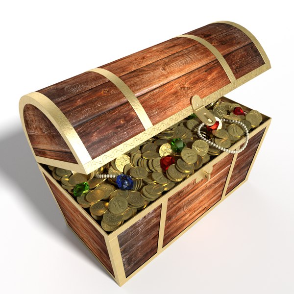 treasure chest 3d model