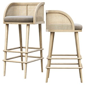Rimma rattan bar stool DR78