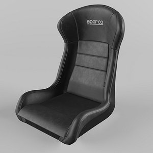 3D Sparco STRADALE Sports Racing Seat