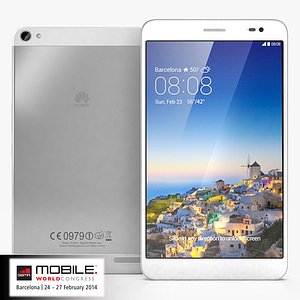 huawei x1 3d model