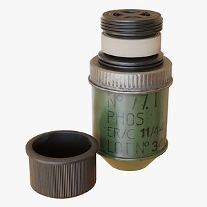 British No77 White Phosphorus Smoke Grenade
