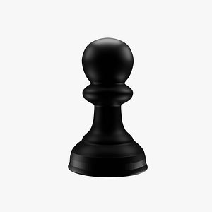 3D Chess Pawn 3D model