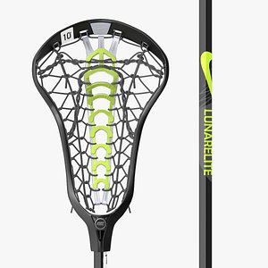 Nike Lunar Elite Womens Lacrosse Stick 3D Model