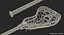 Nike Lunar Elite Womens Lacrosse Stick 3D Model