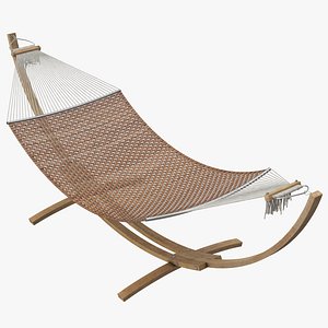 wooden hammock 3d max