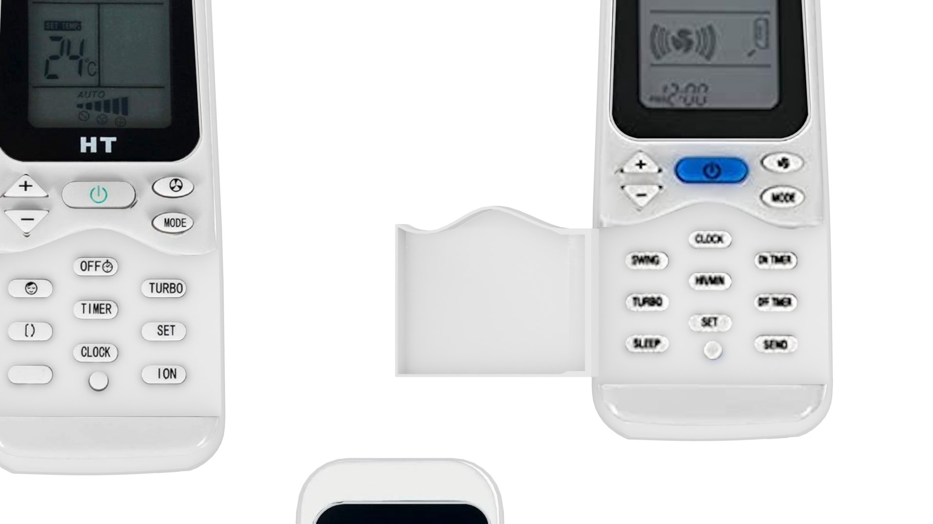 Vestel Air Conditioner Remote Controls Set 3D model TurboSquid 1752996