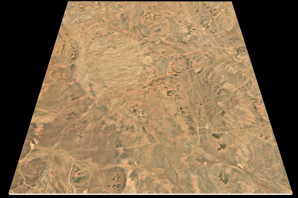 3D model Mecca Red Sea n24 e41 topography Saudi Arabian