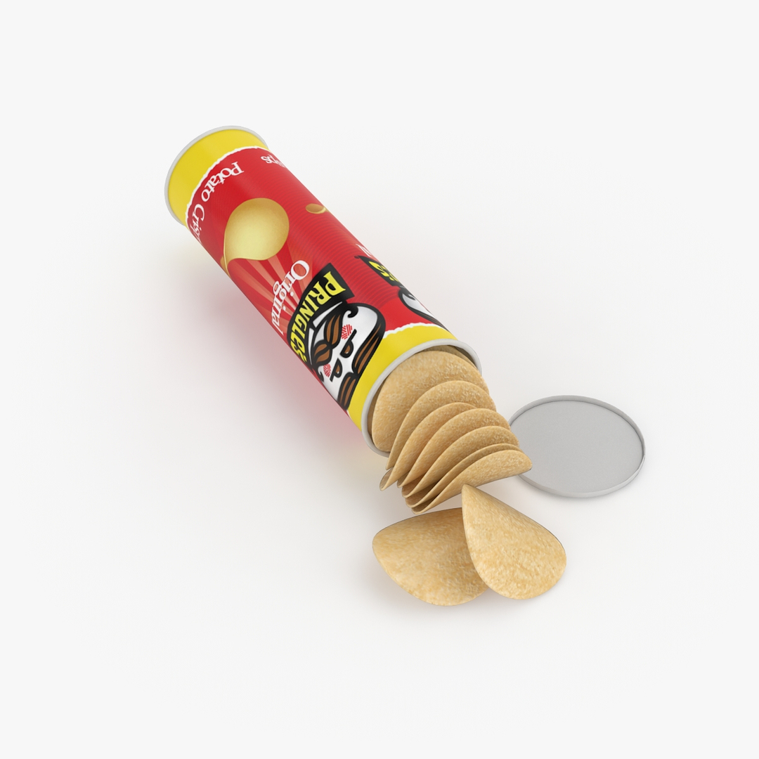 3d Pringles Real Realistic Model
