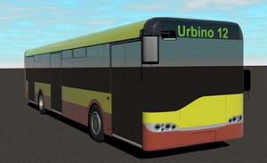 city bus solaris urbino 3dm