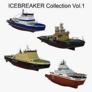 icebreakers ship 3D model