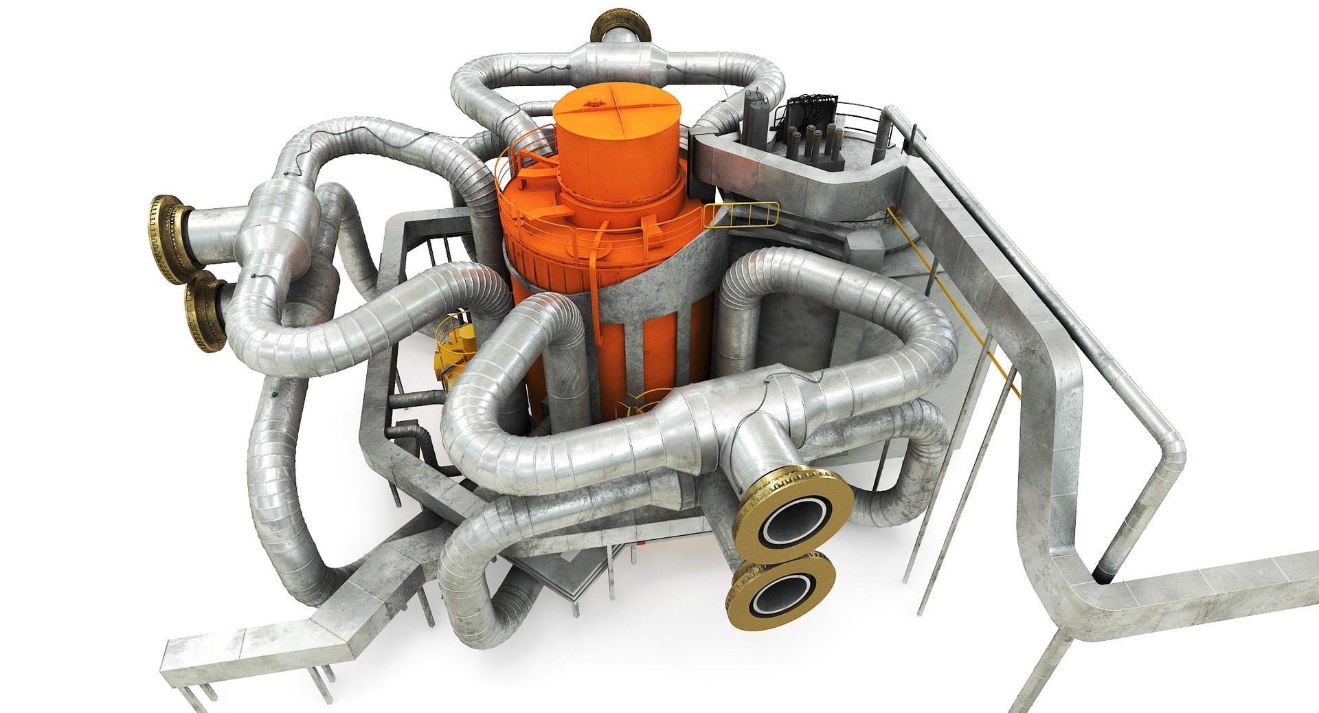 Nuclear Reactor Bn-800 Russian Model - TurboSquid 2258020