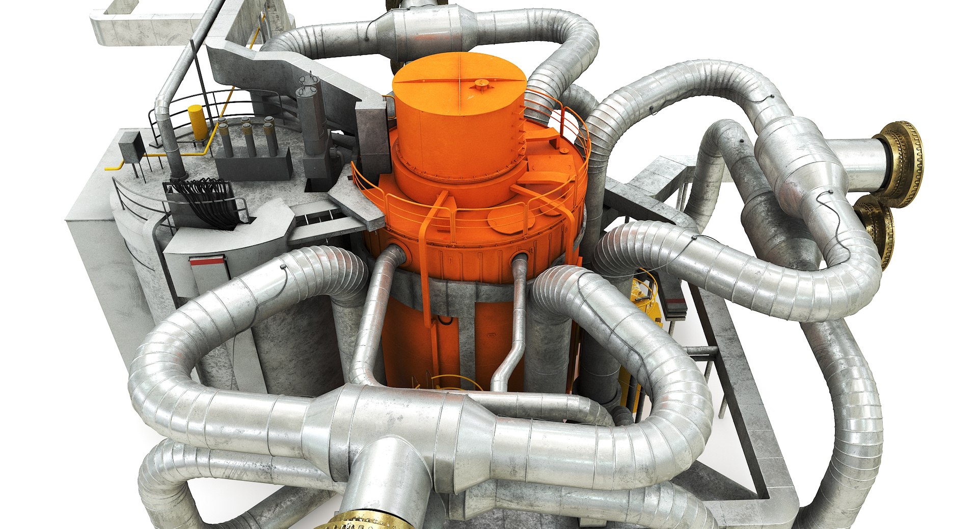 Nuclear Reactor Bn-800 Russian Model - TurboSquid 2258020