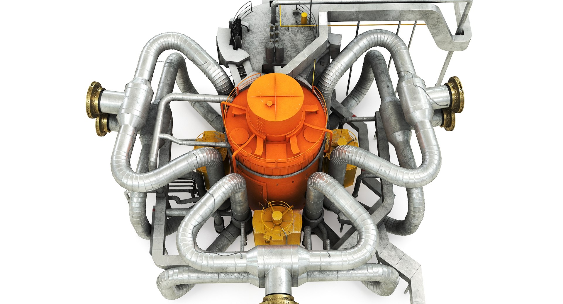 Nuclear Reactor Bn-800 Russian Model - TurboSquid 2258020