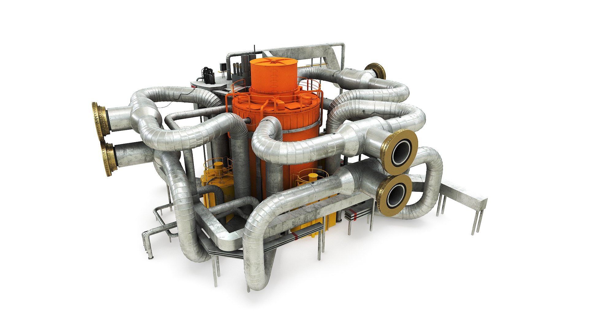 Nuclear Reactor Bn-800 Russian Model - TurboSquid 2258020