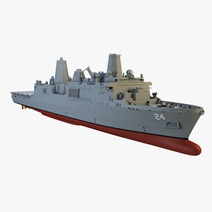 3d model uss arlington
