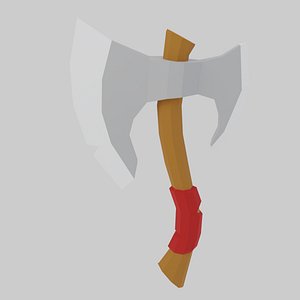 Toon Axe Lowpoly