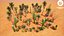 Desert tree and plant pack G95