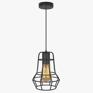 Pendant Metal Lamp00 3D model