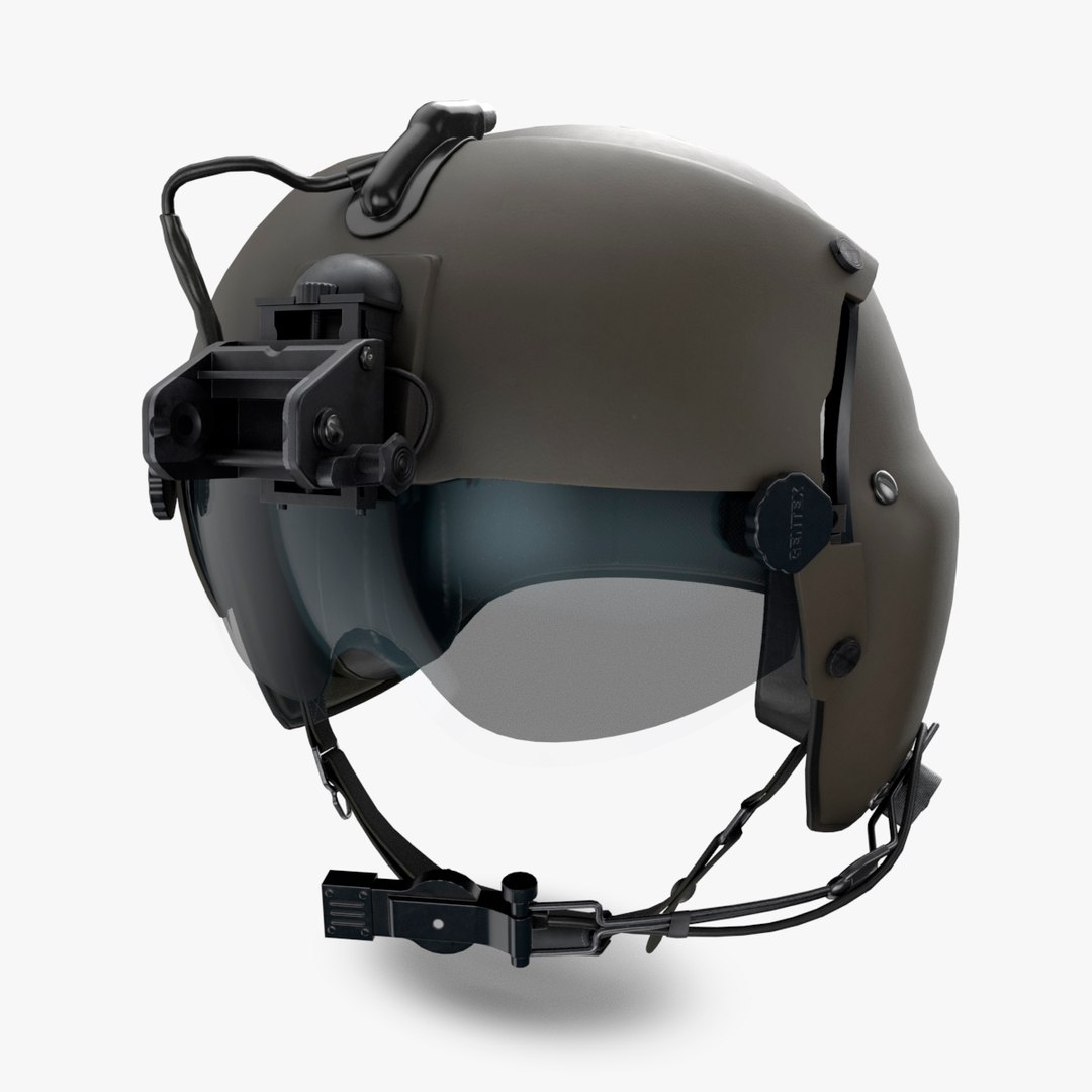 3D Military Helicopter Helmet Gentex HGU 56P - TurboSquid 1770109