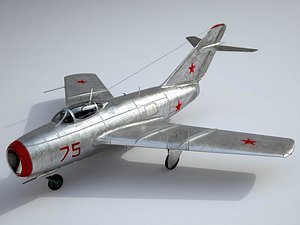 mig mig-15 15 3D model