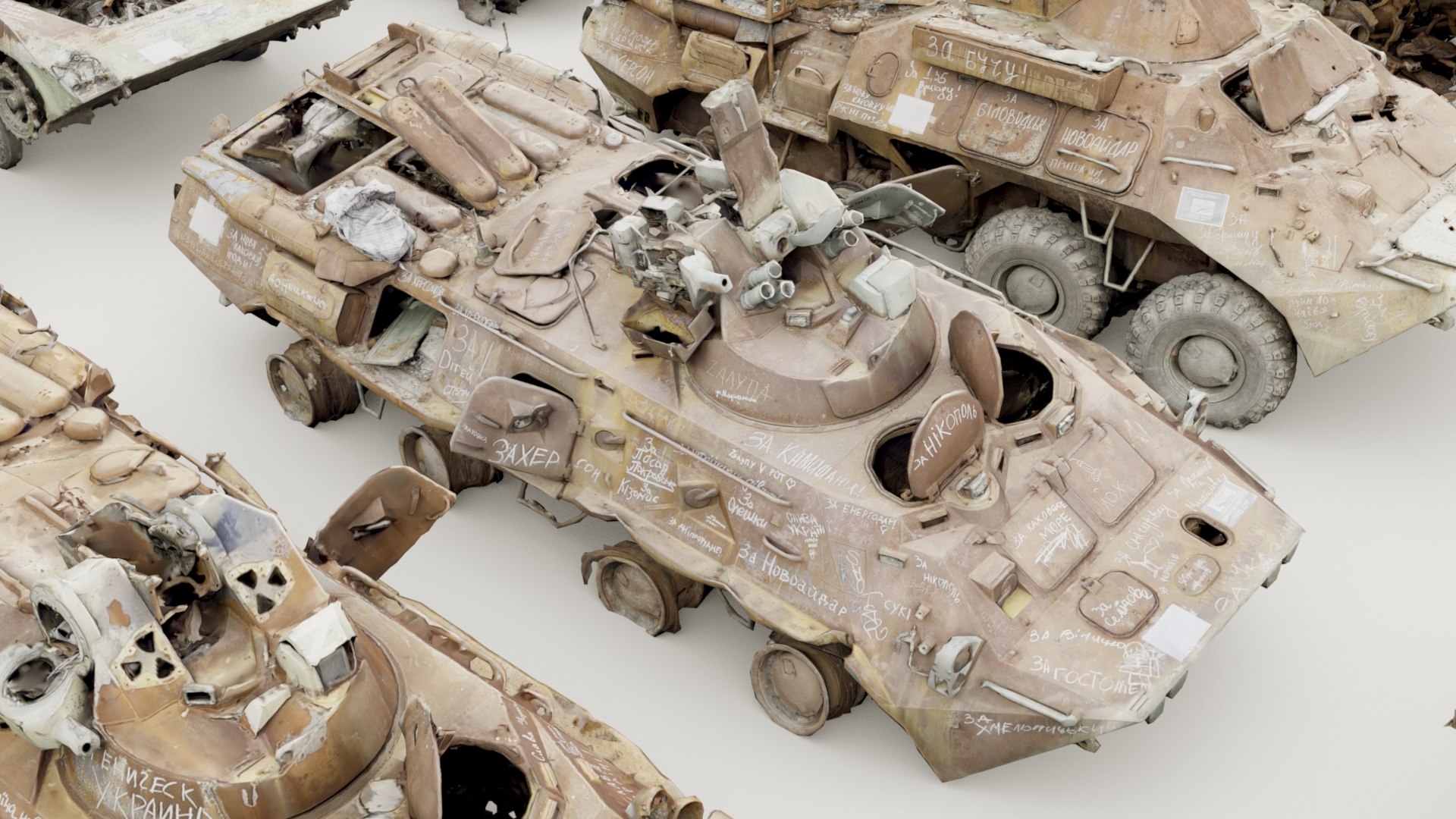 3D Destroyed russian armored vehicles Vol2 https://p.turbosquid.com/ts-thumb/Bd/7A6D8s/4R/364_destrmilitary_vol2_0018/jpg/1697909161/1920x1080/fit_q87/8199853cc19c33fa752c355abd6f535880170dda/364_destrmilitary_vol2_0018.jpg