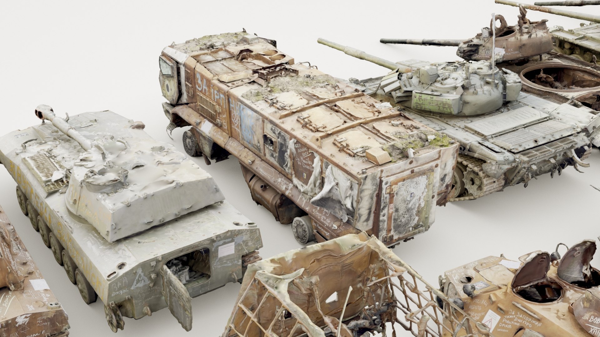 3D Destroyed russian armored vehicles Vol2 https://p.turbosquid.com/ts-thumb/Bd/7A6D8s/pu/364_destrmilitary_vol2_0042/jpg/1697909182/1920x1080/fit_q87/150fafc70985904f8e57ed031952eefe935d3cc6/364_destrmilitary_vol2_0042.jpg