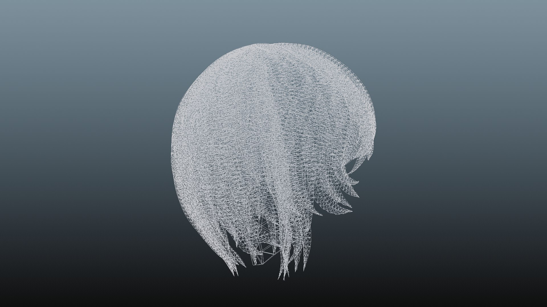Female Hair 4 Colors 3D Model - TurboSquid 2198646