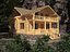 blockhouse of round logs