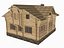 blockhouse of round logs