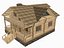 blockhouse of round logs
