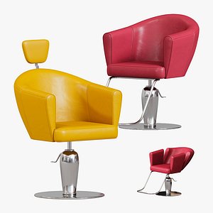 Maletti MUSETTE Barber chair 3D model