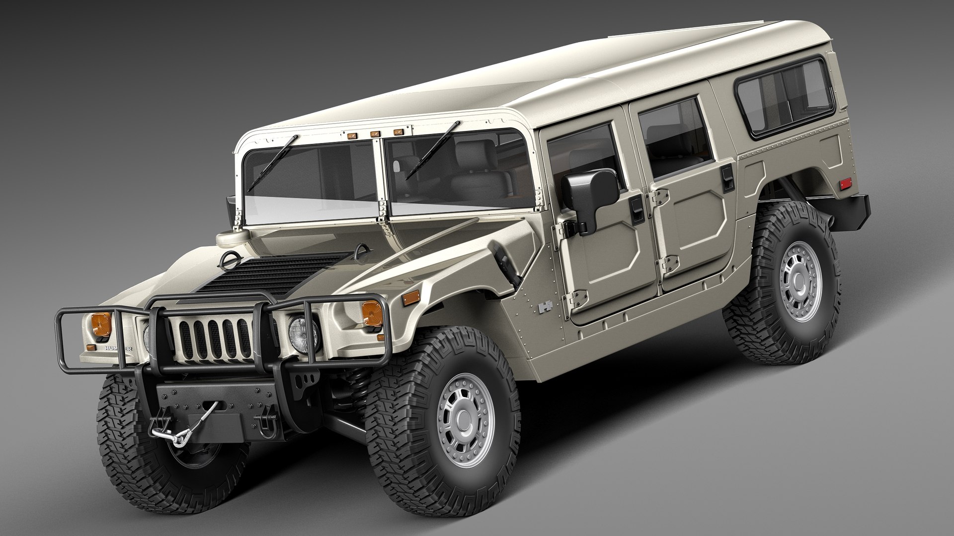 悍马H1旅行车1992年- 2006年民用3D模型- TurboSquid 702952