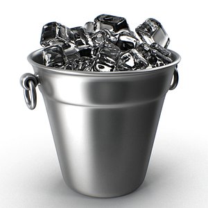 3d bucket ice model