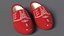 Sapatos tamancos vermelhos holandeses