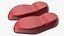 Sapatos tamancos vermelhos holandeses