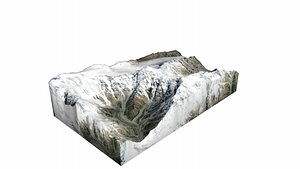 Shispare Mountain 3D model