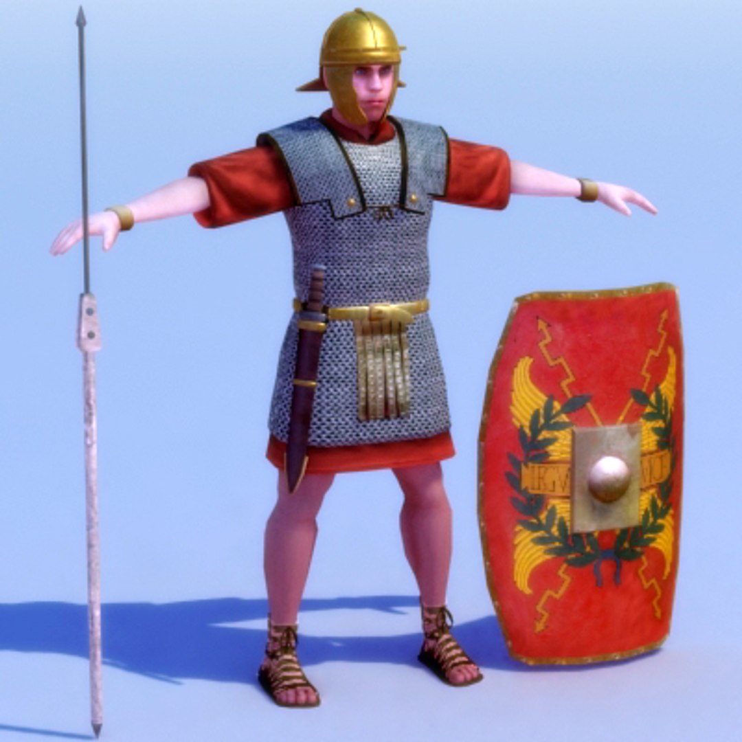 Imperial Roman 20ad 3d Model