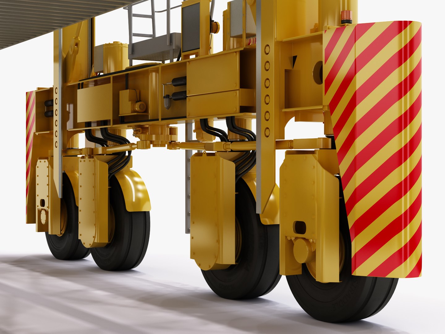 Straddle Carrier Generic 3D Model - TurboSquid 1407792