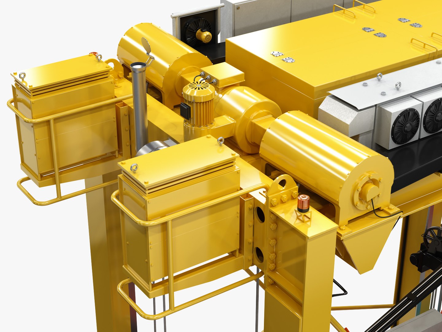 Straddle Carrier Generic 3D Model - TurboSquid 1407792