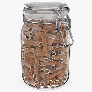 3D model Whole Penne Pasta Jar