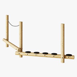 3D Double crossing model