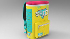 Backpack Model Game Ready 005 3D model