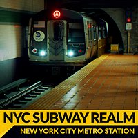 Subway Realm - Game-Ready NYC Metro Station Environment