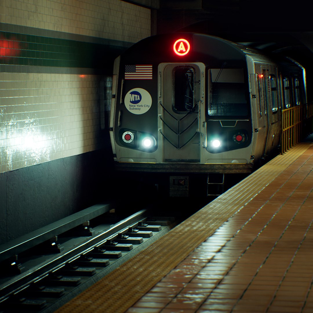 Subway Realm - Game-Ready NYC Metro Station Environment 3D Model -  TurboSquid 2111505