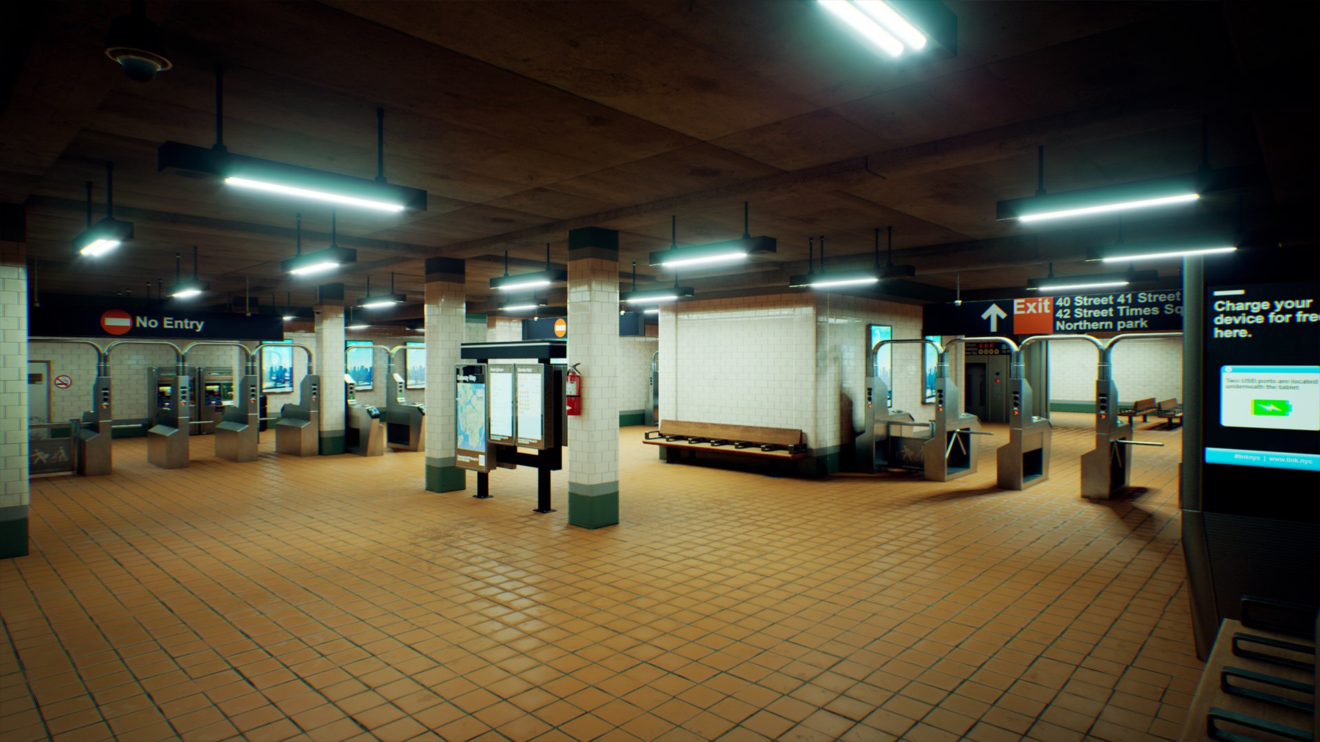 Subway Realm - Game-Ready NYC Metro Station Environment 3D model https://p.turbosquid.com/ts-thumb/Bd/iUANtc/uB/nysubwayscreenshots1920x108016nologo/jpg/1692108538/1920x1080/fit_q87/32351ea2eaf549114e45a242a554e3ff51e3f831/nysubwayscreenshots1920x108016nologo.jpg