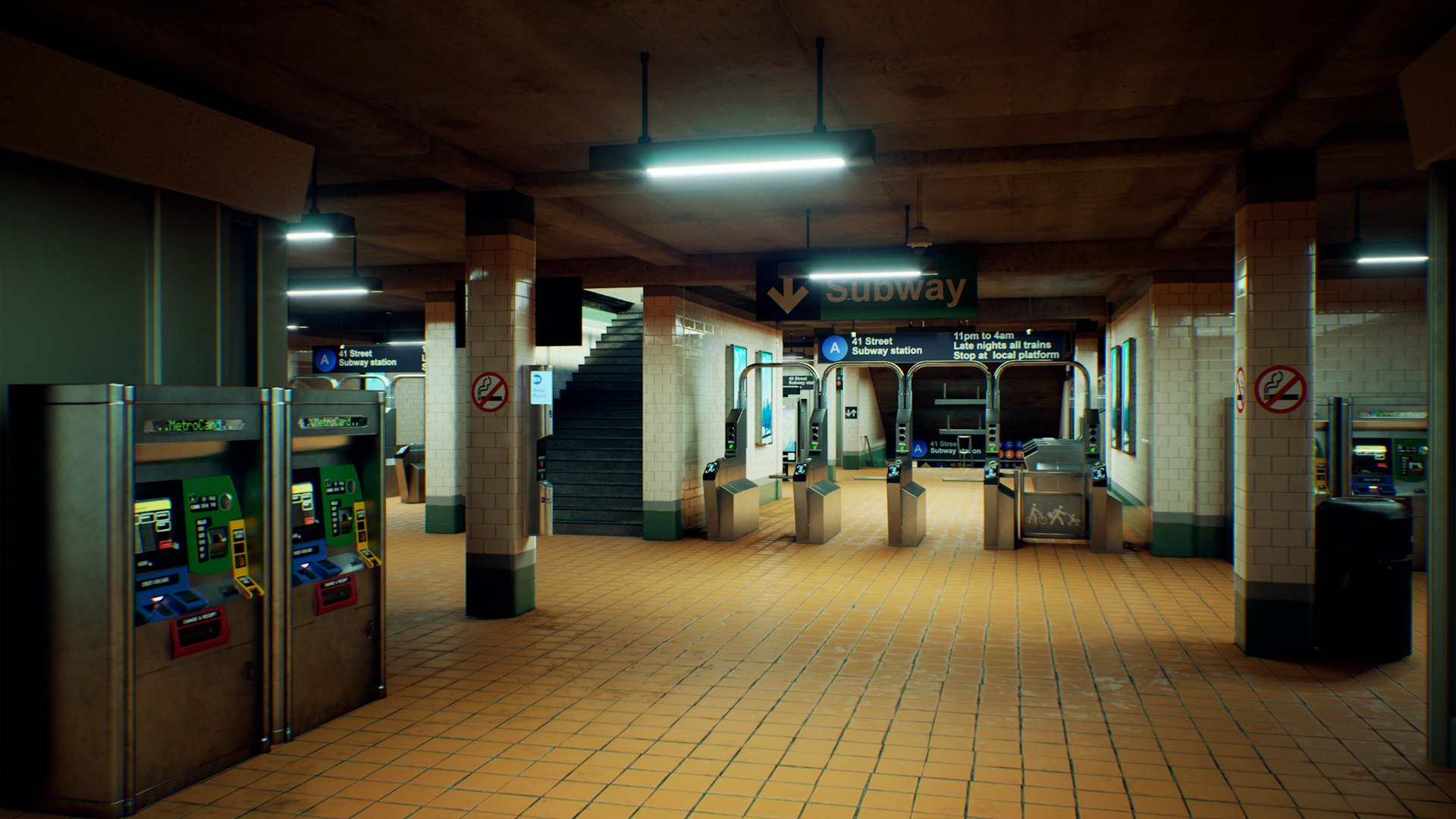 Subway Realm - Game-Ready NYC Metro Station Environment 3D model https://p.turbosquid.com/ts-thumb/Bd/iUANtc/xT/nysubwayscreenshots1920x108005nologo/jpg/1692108530/1920x1080/fit_q87/adac82c796e773f77a9f994e4f938fa35a08af25/nysubwayscreenshots1920x108005nologo.jpg