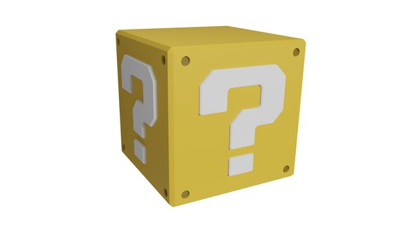 modelo 3d Yellow Mistery Block - Super Mario gratis - TurboSquid 2046062